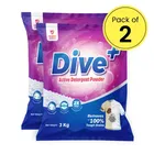 Dive+ Active Detergent Powder 2X3 kg (Pack of 2)