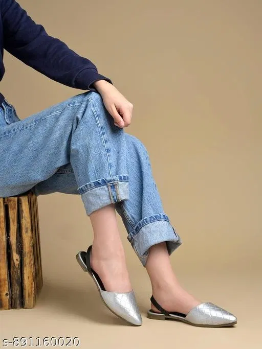 Shoetopia Mules - Silver (IND-6)