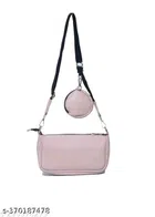 PU Cross Body Bag for Women (Pink)