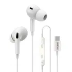 Tecsox Bassbuds Prime Wired Earphones [Type-C White]