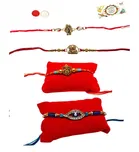 Metal Rakhi, Pack of 4