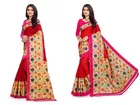 Khadi Silk Printed Saree for Women 