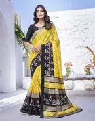 Art Silk Printed Saree for Women 