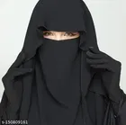 Nose Peice Without Stone Black (Free Size)