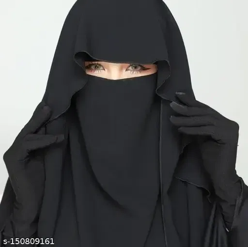 Nose Peice Without Stone Black (Free Size)
