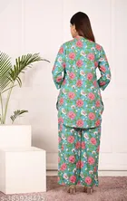 Rayon Top & Bottom Set for Women 