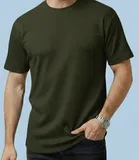 Polyester Round Neck T-shirt for Men, Multicolour, Pack of 2 