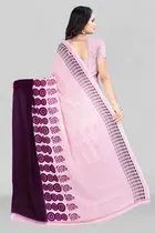 Georgette Printed Saree for Women 