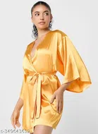 Bathrobe for Women (Gold, S)