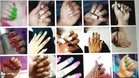100 Pcs Fake Nails with Glue, Multicolor, Set of 1