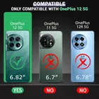 Rubber Mobile Back Cover for OnePlus 12 5G 