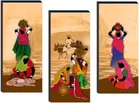 MDF 3 Pcs Designer Wall Painting for Home & Office 