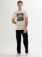 Round Neck Printed T-Shirt for Men 