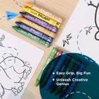 Luxor Doodle Jumbo Wax Crayons 90Mmx11Mm/12'S 