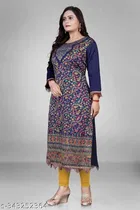 Pashmina Self-Design Kurti for Women 
