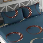 Polycotton Fitted Elastic Double Bedsheet 