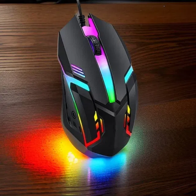 Wired Gaming Mouse with RGB Light