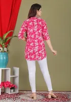 Cottonthree Quarter Sleeves Top for Women 