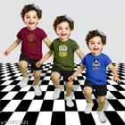 Cotton Blend Printed Clothing Set for Boys, Multicolour, Pack Of 3 