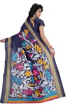 Khadi Silk Printed Saree for Women 