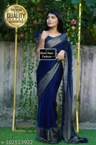 Georgette Printed Saree for Women 