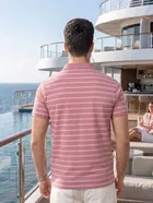 Striped Polo T-shirt for Men 