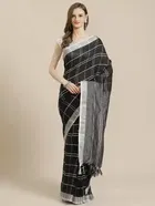 शारदा क्रिएशन कॉटन सिल्क ऐथनिक मोटिफ साड़ी 