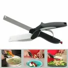 K Kudos 2-In-1 Stainless Steel Blade Smart Clever Cutter Kitchen Knife Food Chopper