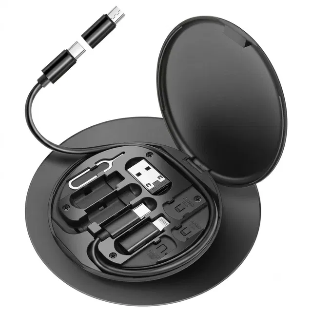 TecSox Foldable Connectors for Smartphones, Black