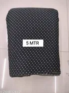 Plain Crepe Kurti Fabric for Women 
