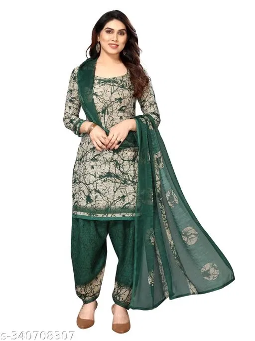 Trendy Leon Suit Material for Women (Beige, Un Stitched)