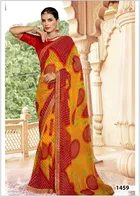 Georgette Printed Saree for Women 