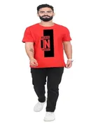 Round Neck Printed T-Shirt for Men 