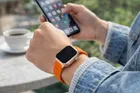 Ultra-LED Square Digital Watch with Silicone Strap for Men & Women ,Orange
