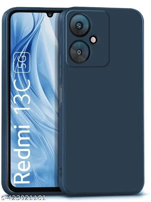 Silicone Mobile Cover for POCO M6 5G (Multicolor)