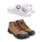 Combo of Casual Shoes with Sliders for Men 