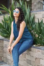 Sleeveless Cotton Shirt for Women 