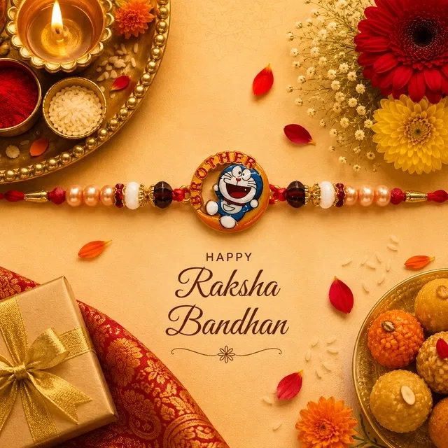 Doremon Bro Rakhi for Brother