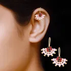 Brass Pearl Ear Cuffs for Women 