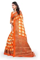 Khadi Silk Printed Saree for Women 