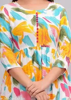 Rayon Kurti for Women, Multicolor 