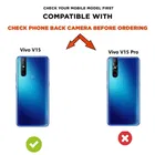 Rubber Back Cover for Vivo V15 