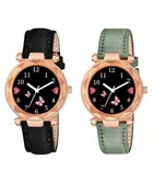 Designer Leather Analog Watch for Women & Girls 