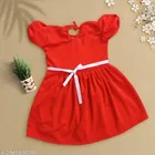 Crepe Frock for Girls 
