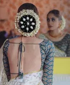 Hair Velvet Bun Cover for Women 