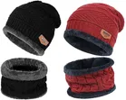 Woolen Cap with Neck Warmer for Men & Women 
