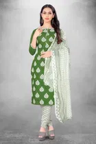 Cotton Slub Unstitched Dress Material for Women 