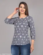 Rayon Printed Kurti for Women 