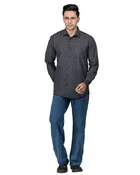 Poly Cotton Full Sleeves Printed Shirt for Men 