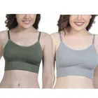 Cotton Blend Padded Camisole Bra for Women 
